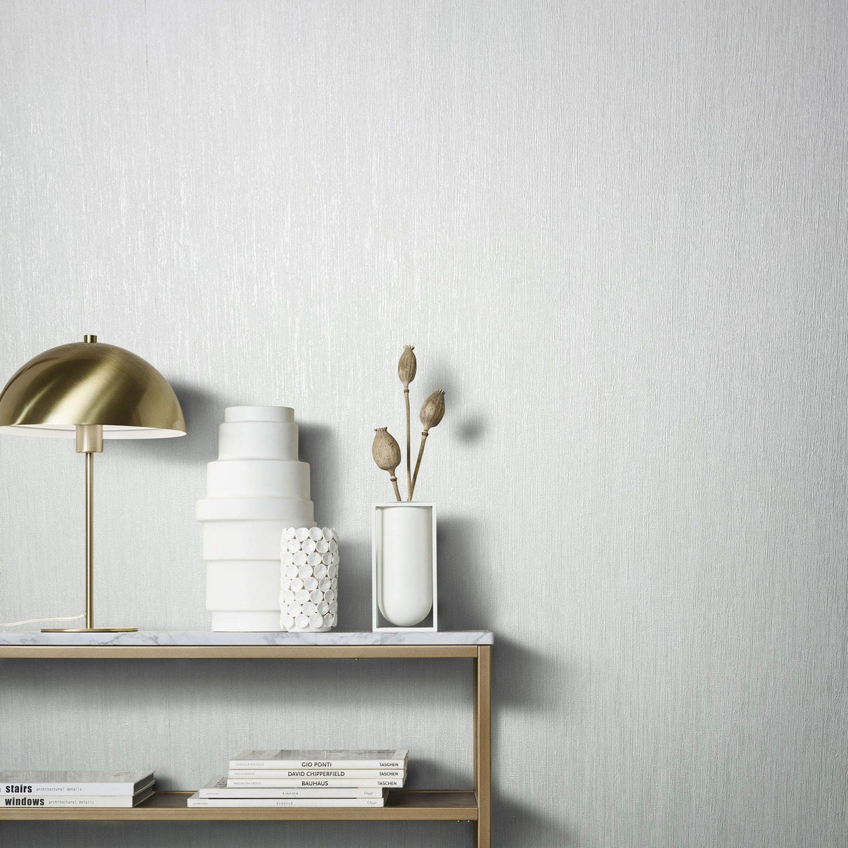 Galerie AI95032 Air Plain Texture White Wallpaper AI95032 White Wallpaper