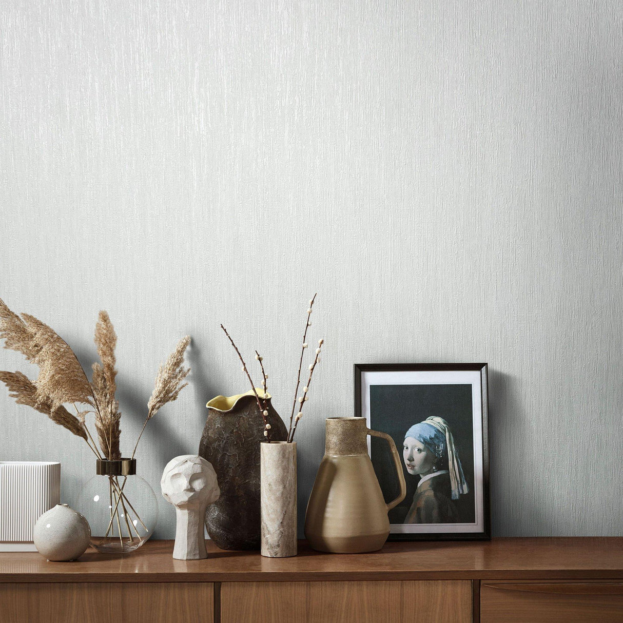 Galerie AI95032 Air Plain Texture White Wallpaper AI95032 White Wallpaper