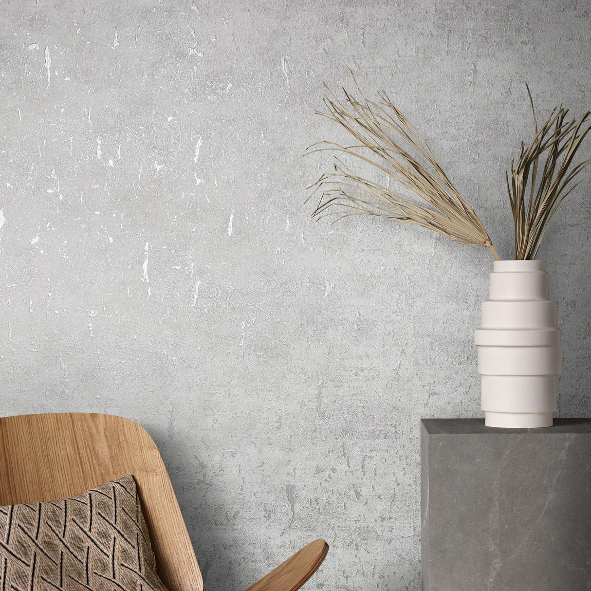 Galerie AI95034 Air Plain Texture White Wallpaper AI95034 White Wallpaper