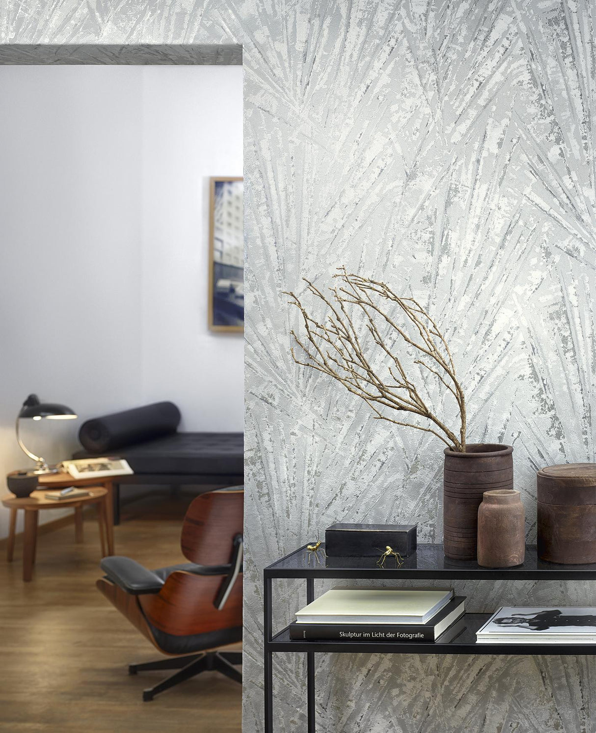 Galerie AI95036 Air Abstract Silver Grey Wallpaper AI95036 Silver Grey Wallpaper