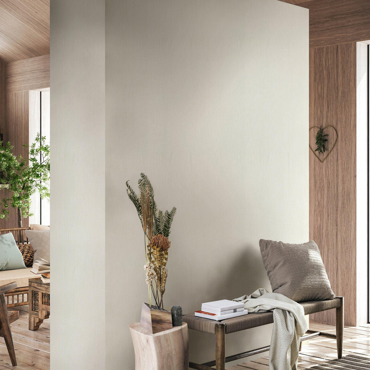 Galerie AI95074 Air Plain Texture Cream Wallpaper AI95074 Cream Wallpaper