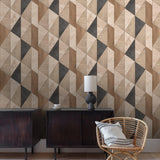Galerie ARA65103 Arcadia Geometric All-over Brown Wallpaper ARA65103 Brown Wallpaper