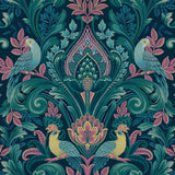 Galerie ARA67801 Arcadia Medallion All-over Print Blue Wallpaper ARA67801 Blue Wallpaper