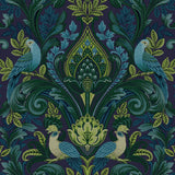 Galerie ARA67802 Arcadia Medallion All-over Print Blue Wallpaper ARA67802 Blue Wallpaper