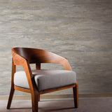 Galerie ARA68104 Arcadia Horizontal Plain Grey Wallpaper ARA68104 Grey Wallpaper