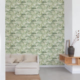 Galerie ARA69202 Arcadia Branched Leaves Motive Green Wallpaper ARA69202 Green Wallpaper