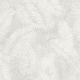 Galerie ARA70201 Arcadia Branched Leaves All-over White Wallpaper ARA70201 White Wallpaper