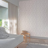 Galerie ARA70201 Arcadia Branched Leaves All-over White Wallpaper ARA70201 White Wallpaper