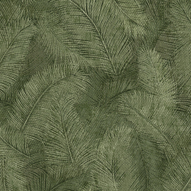 Galerie ARA70203 Arcadia Branched Leaves All-over Green Wallpaper ARA70203 Green Wallpaper