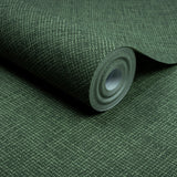 Galerie ARA70802 Arcadia Textile Plain Green Wallpaper ARA70802 Green Wallpaper