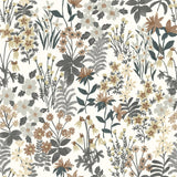 Galerie ARA70901 Arcadia Classical Floral All-over Grey Wallpaper ARA70901 Grey Wallpaper