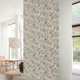 Galerie ARA70901 Arcadia Classical Floral All-over Grey Wallpaper ARA70901 Grey Wallpaper