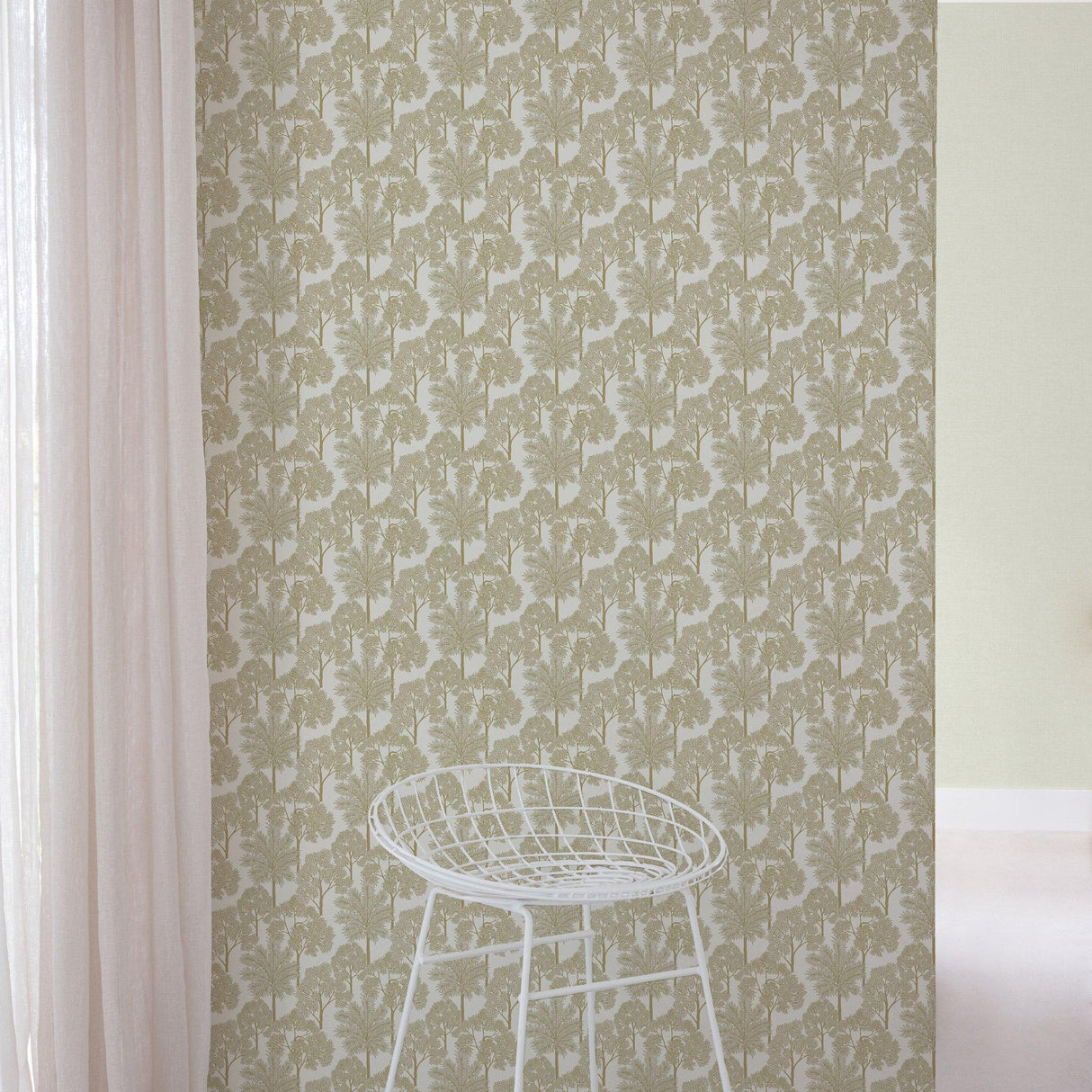 Galerie ARA71301 Arcadia Branched Leaves All-over Gold Wallpaper ARA71301 Gold Wallpaper