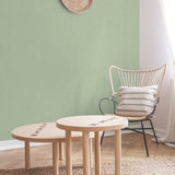 Galerie ARA71008 Arcadia Textile Plain Green Wallpaper ARA71008 Green Wallpaper