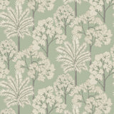 Galerie ARA71308 Arcadia Branched Leaves All-over Green Wallpaper ARA71308 Green Wallpaper