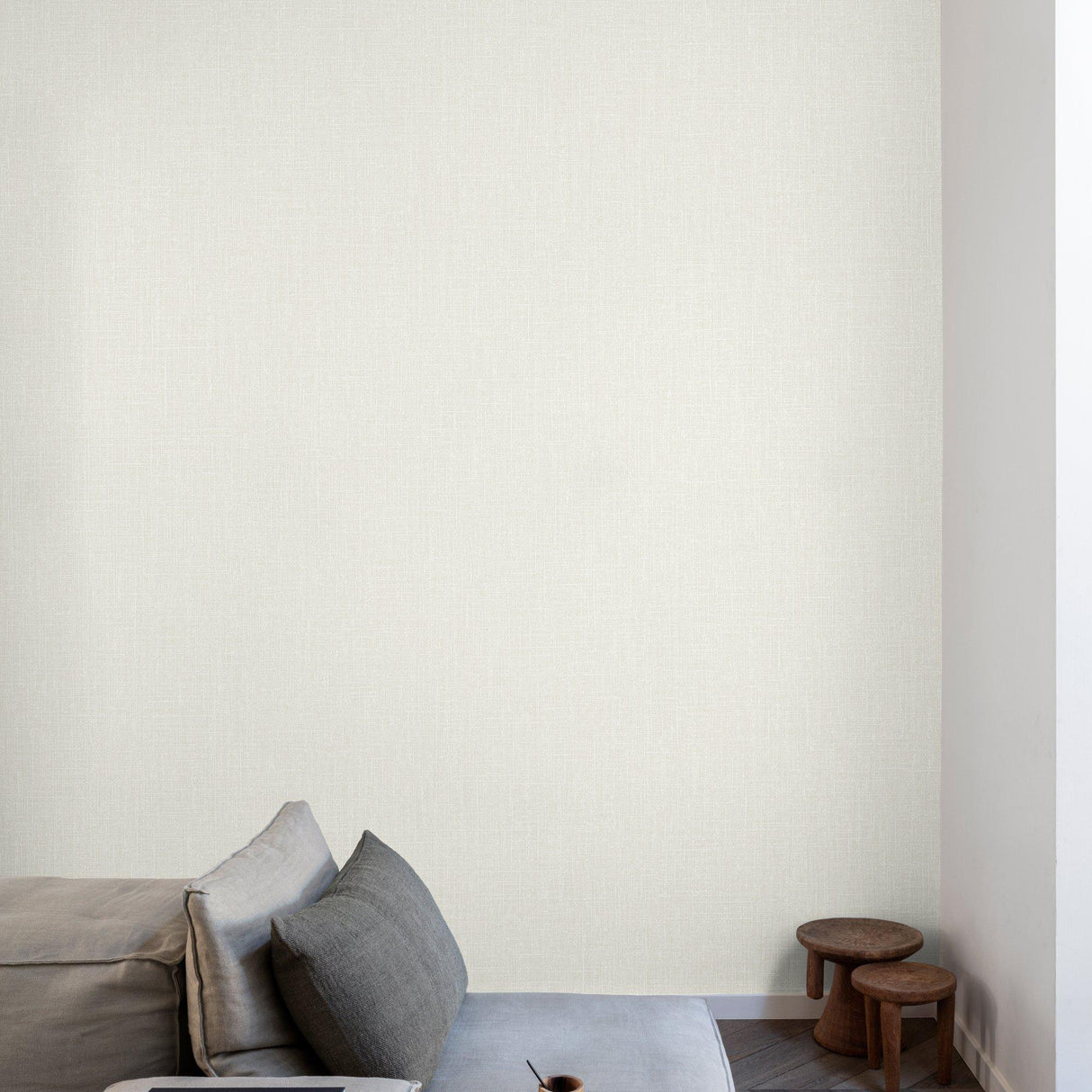Galerie AT1001 Atmosphere Textile Plain Cream Wallpaper AT1001 Cream Wallpaper