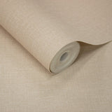 Galerie AT1007 Atmosphere Textile Plain Beige Wallpaper AT1007 Beige Wallpaper