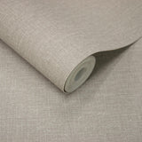 Galerie AT1012 Atmosphere Textile Plain Beige Wallpaper AT1012 Beige Wallpaper