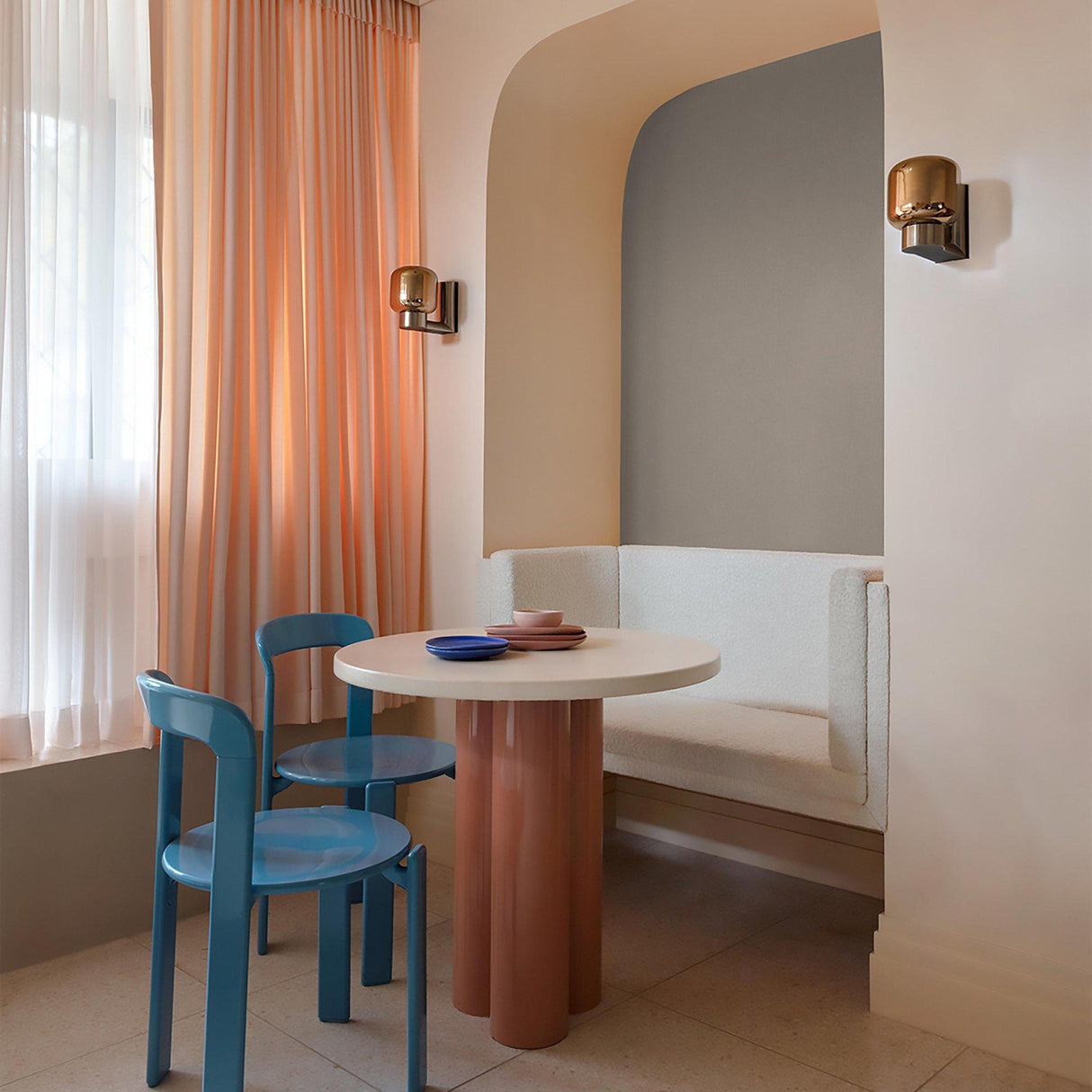 Galerie AT1013 Atmosphere Textile Plain Brown Wallpaper AT1013 Brown Wallpaper
