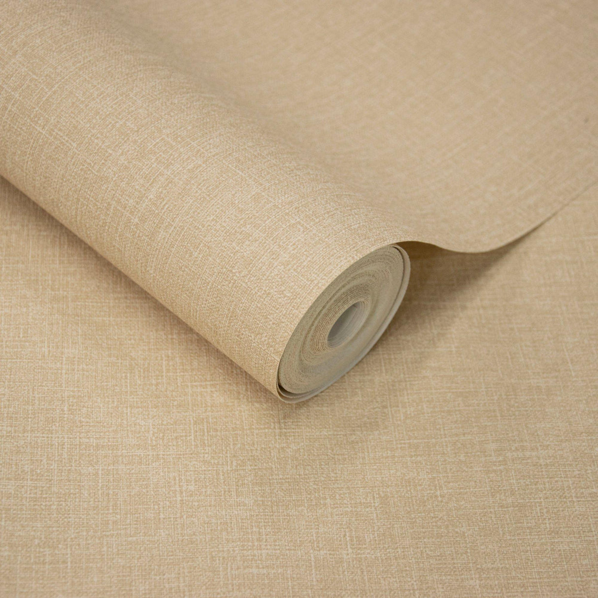 Galerie AT1016 Atmosphere Textile Plain Beige Wallpaper AT1016 Beige Wallpaper