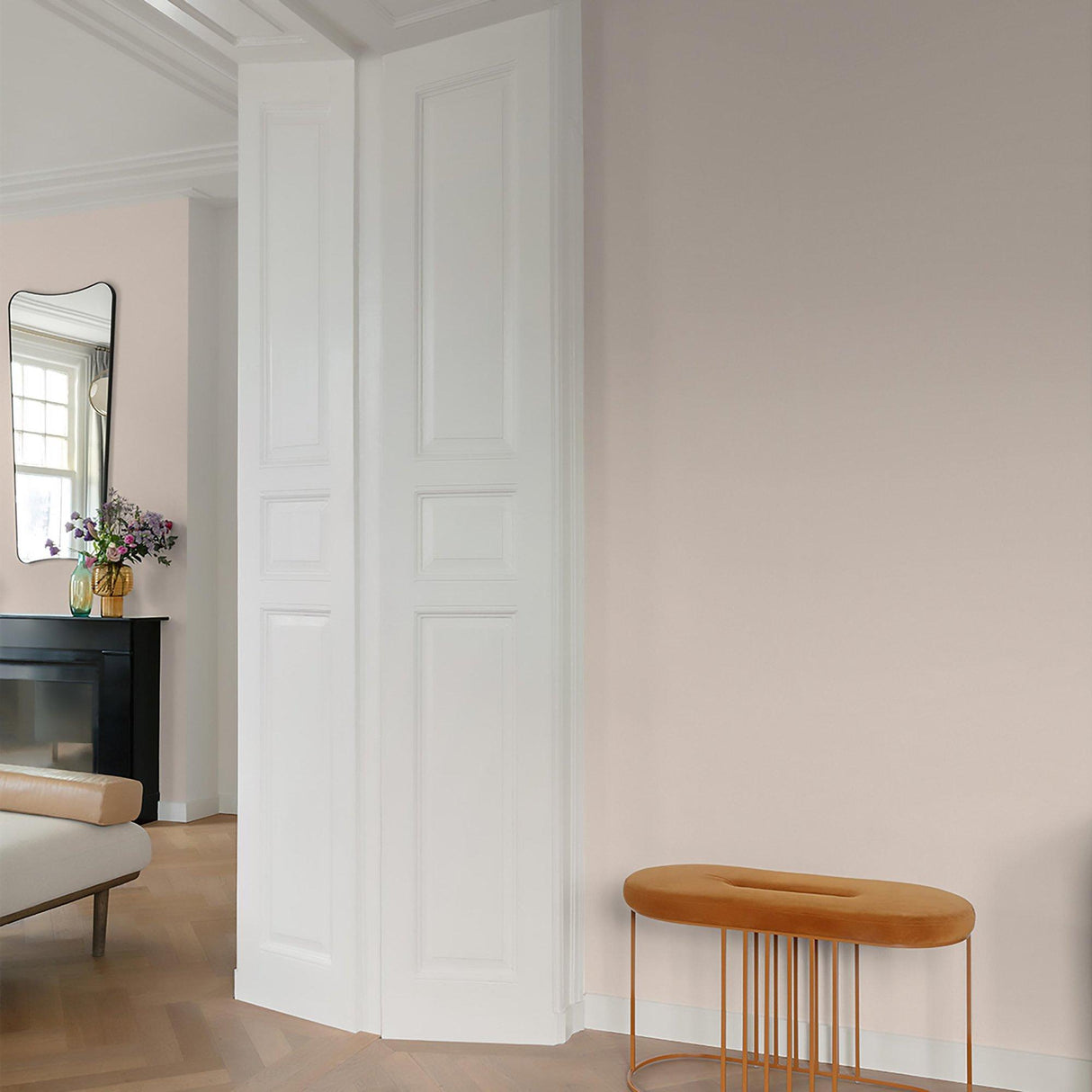 Galerie AT1018 Atmosphere Textile Plain Pink Wallpaper AT1018 Pink Wallpaper
