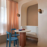 Galerie AT1020 Atmosphere Textile Plain Orange Wallpaper AT1020 Orange Wallpaper