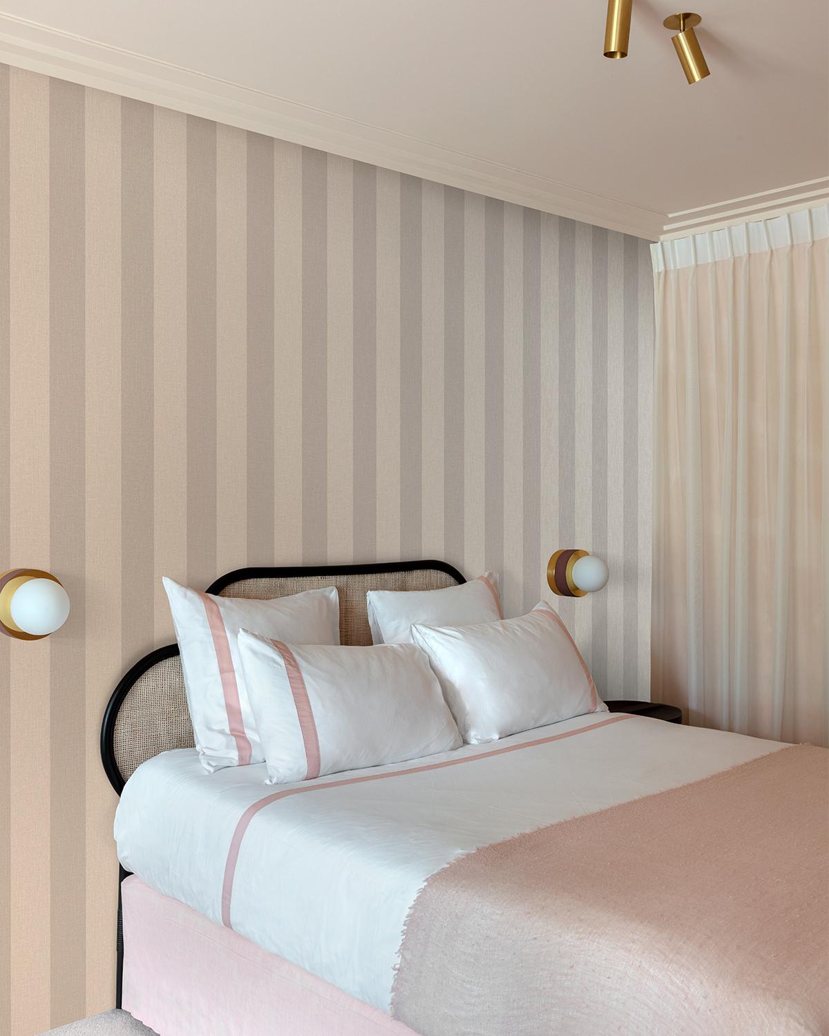 Galerie AT4009 Atmosphere Regular stripes Grey Wallpaper AT4009 Grey Wallpaper