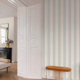 Galerie AT4028 Atmosphere Regular stripes Green Wallpaper AT4028 Green Wallpaper