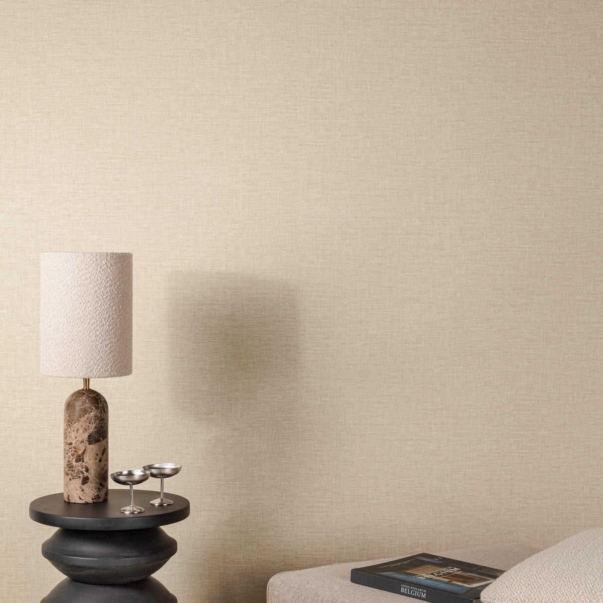 Galerie CO1004 Concept Rough Textile Beige Wallpaper CO1004 Beige Wallpaper