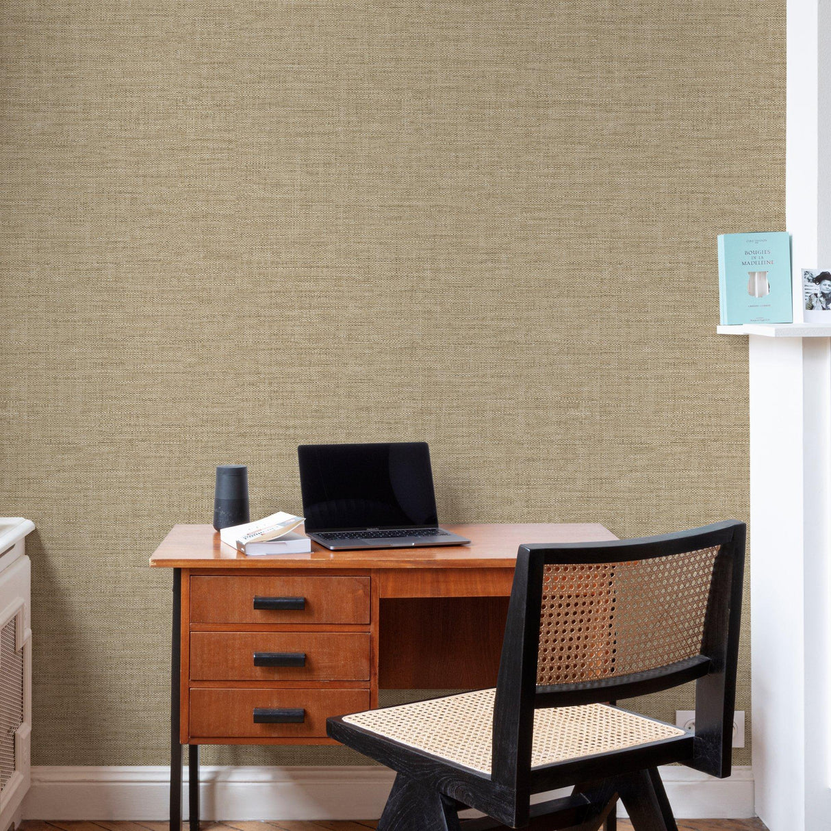 Galerie CO1005 Concept Rough Textile Brown Wallpaper CO1005 Brown Wallpaper