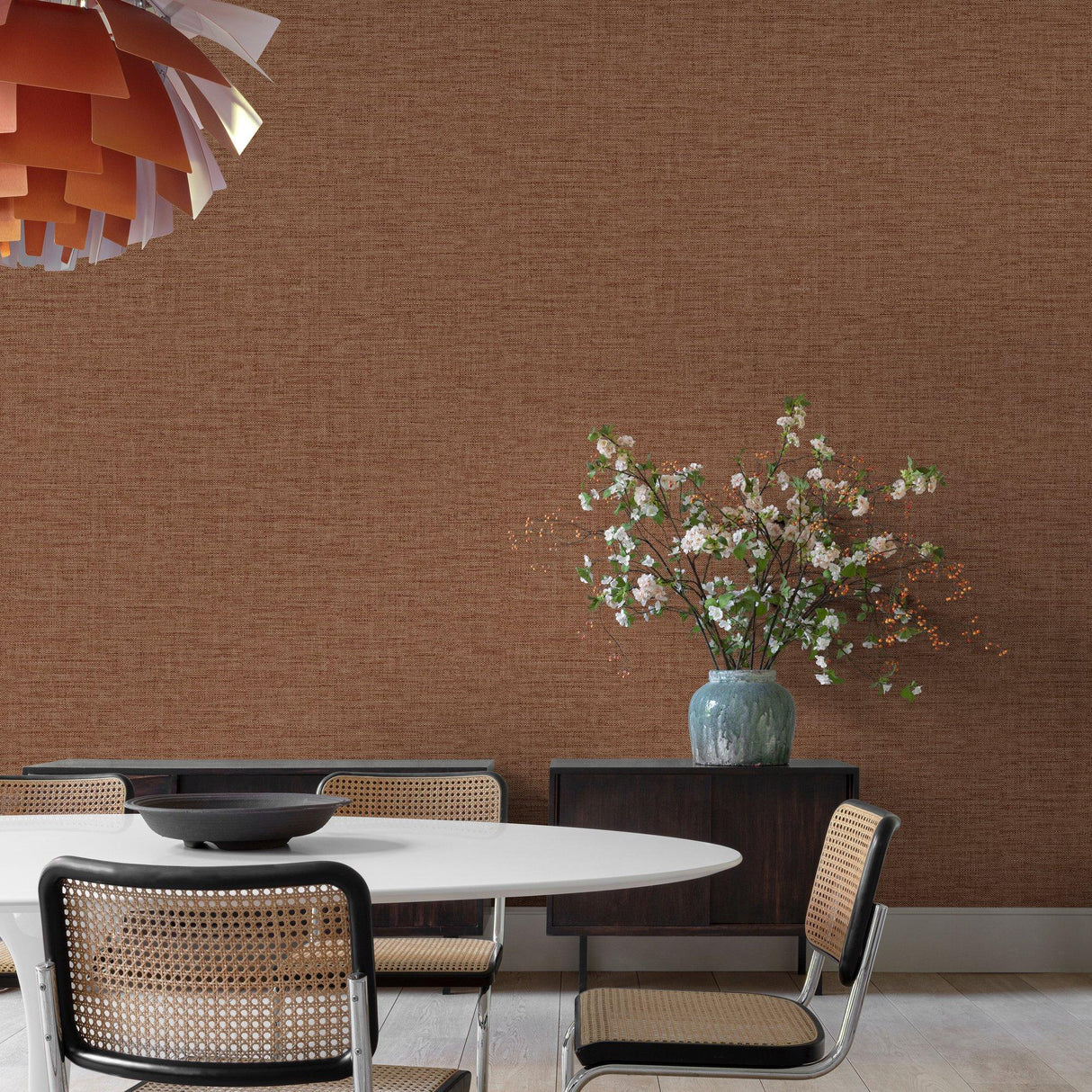 Galerie CO1015 Concept Rough Textile Brown Wallpaper CO1015 Brown Wallpaper