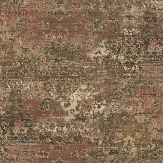Galerie CO3103 Concept Worn Tapistry Red Wallpaper CO3103 Red Wallpaper