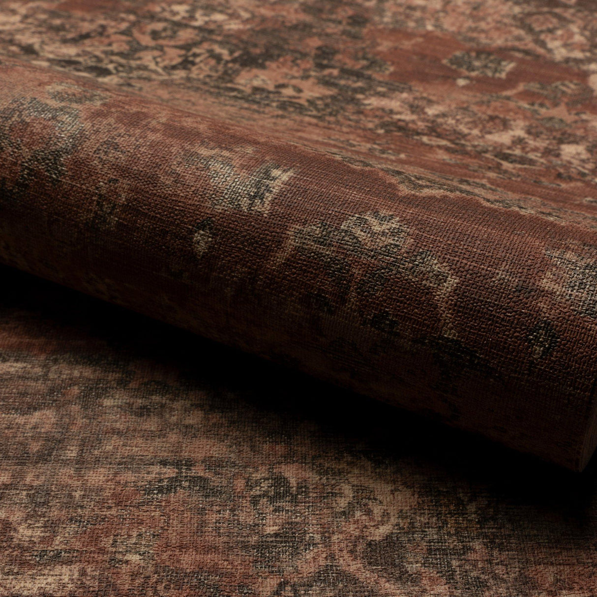 Galerie CO3103 Concept Worn Tapistry Red Wallpaper CO3103 Red Wallpaper
