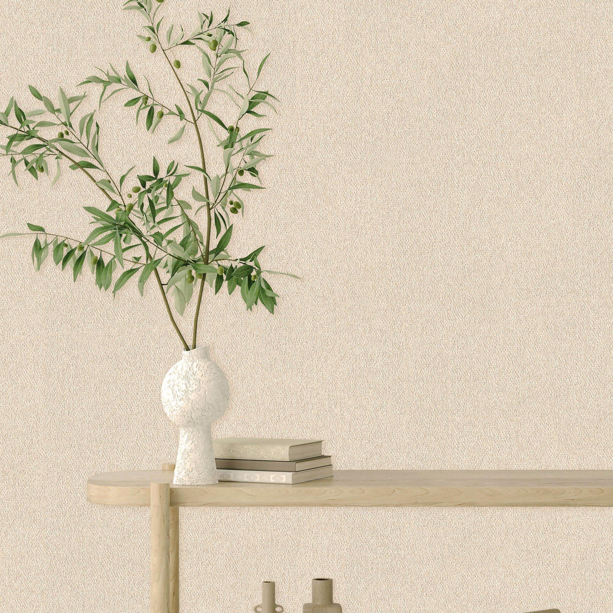 Galerie EA99115 Earth Fibre Beige Wallpaper EA99115 Beige Wallpaper