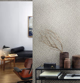 Galerie EA99127 Earth Crosshatch Silver Grey Wallpaper EA99127 Silver Grey Wallpaper