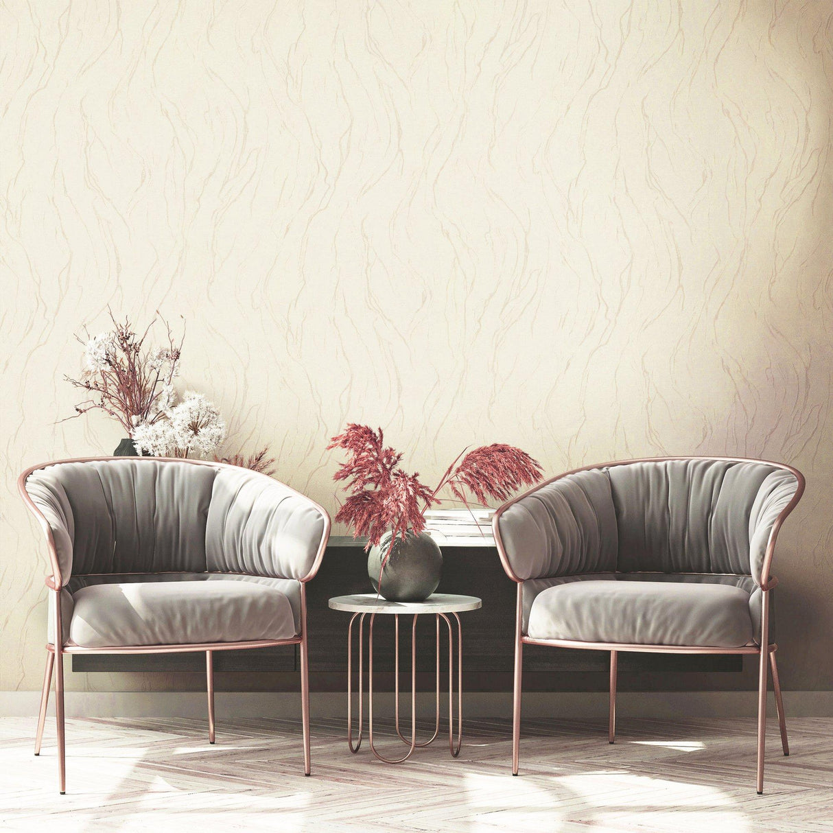 Galerie EA99165 Earth Marble Cream Wallpaper EA99165 Cream Wallpaper