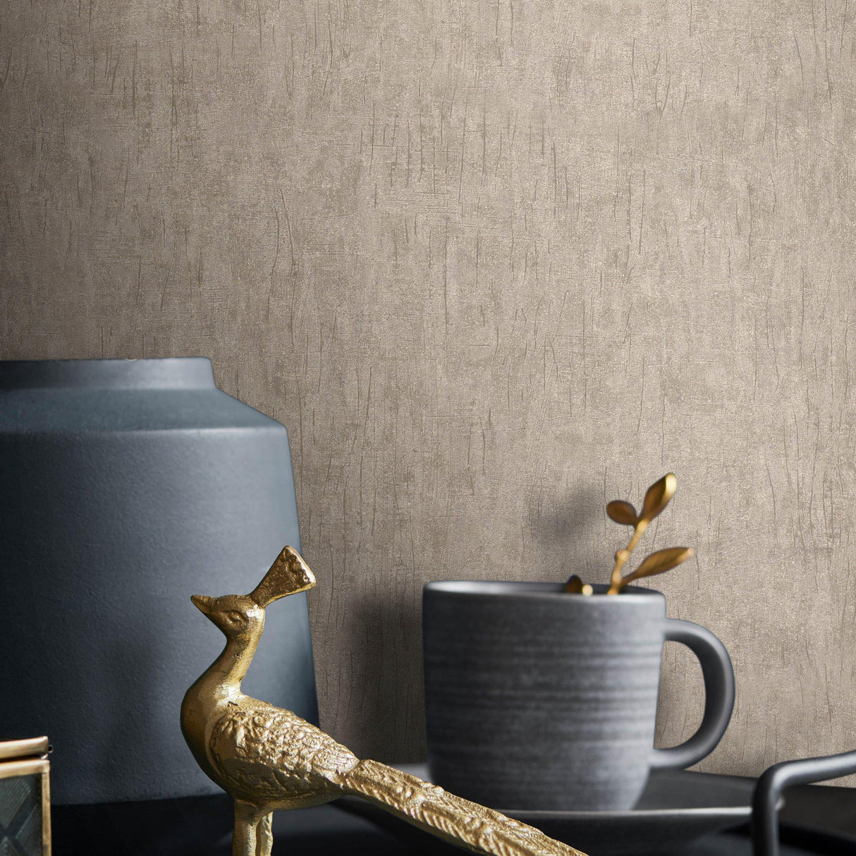 Galerie EA99185 Earth Scratch Bronze Brown Wallpaper EA99185 Bronze Brown Wallpaper