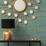 Galerie EN91917 Energy Grasscloth Green Wallpaper EN91917 Green Wallpaper
