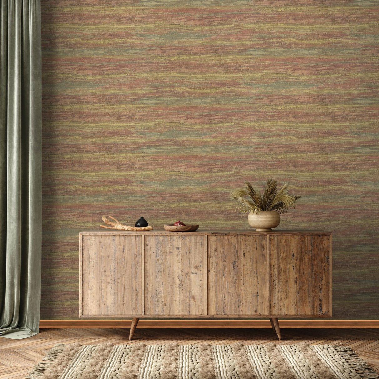 Galerie EN91919 Energy Grasscloth Green Wallpaper EN91919 Green Wallpaper