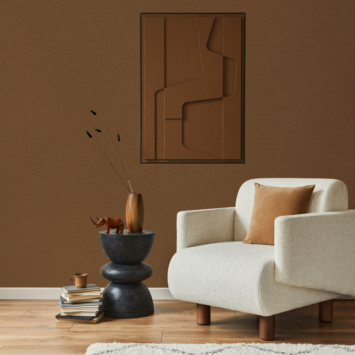 Galerie EN91922 Energy Fibre Orange Wallpaper EN91922 Orange Wallpaper