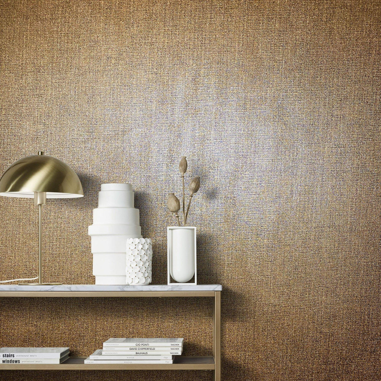 Galerie EN91929 Energy Weave Orange Wallpaper EN91929 Orange Wallpaper