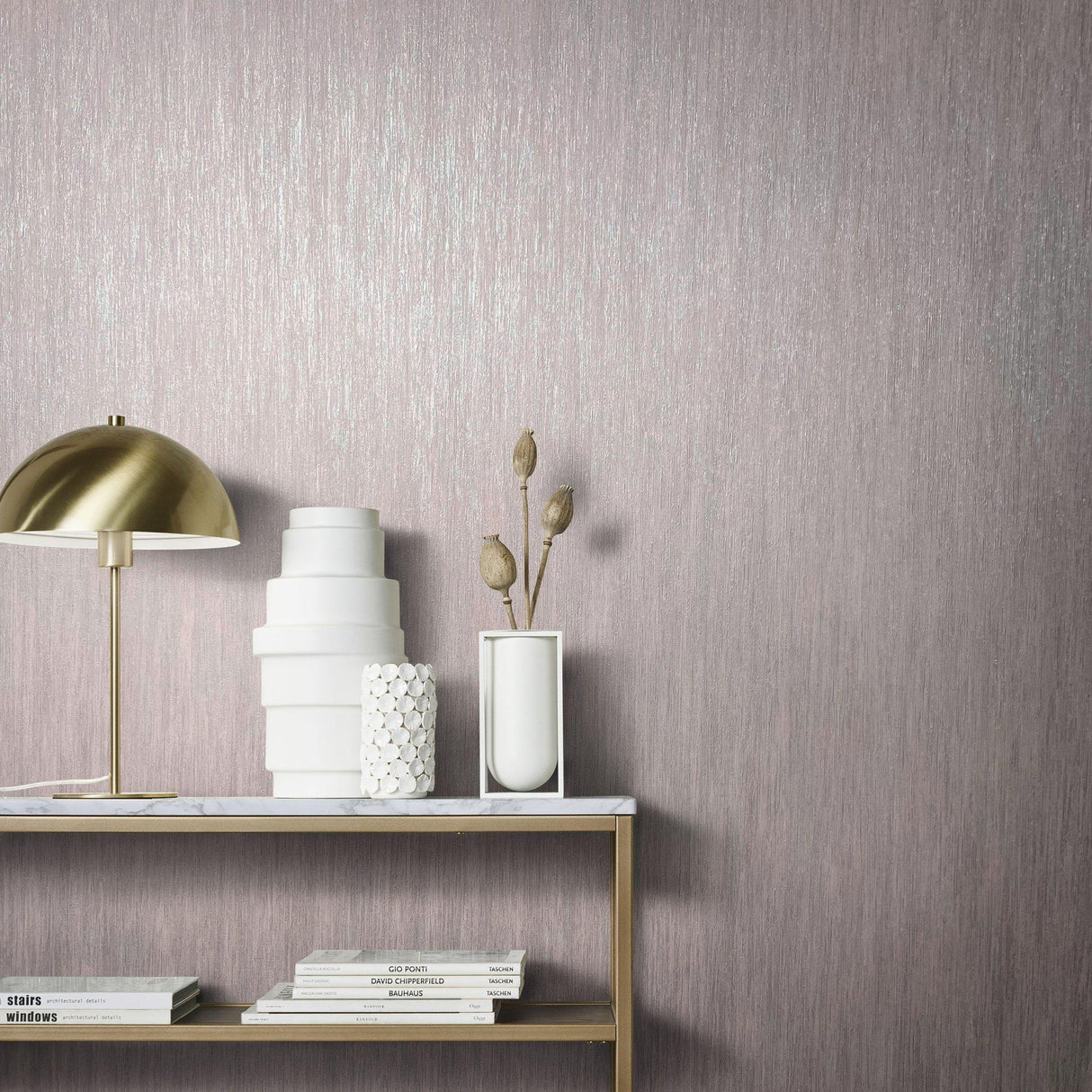Galerie EN91933 Energy Slub Pink Wallpaper EN91933 Pink Wallpaper