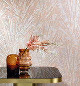 Galerie EN91934 Energy Fan Palm Pink Wallpaper EN91934 Pink Wallpaper
