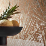 Galerie EN91937 Energy Fan Palm Rose Gold Wallpaper EN91937 Rose Gold Wallpaper