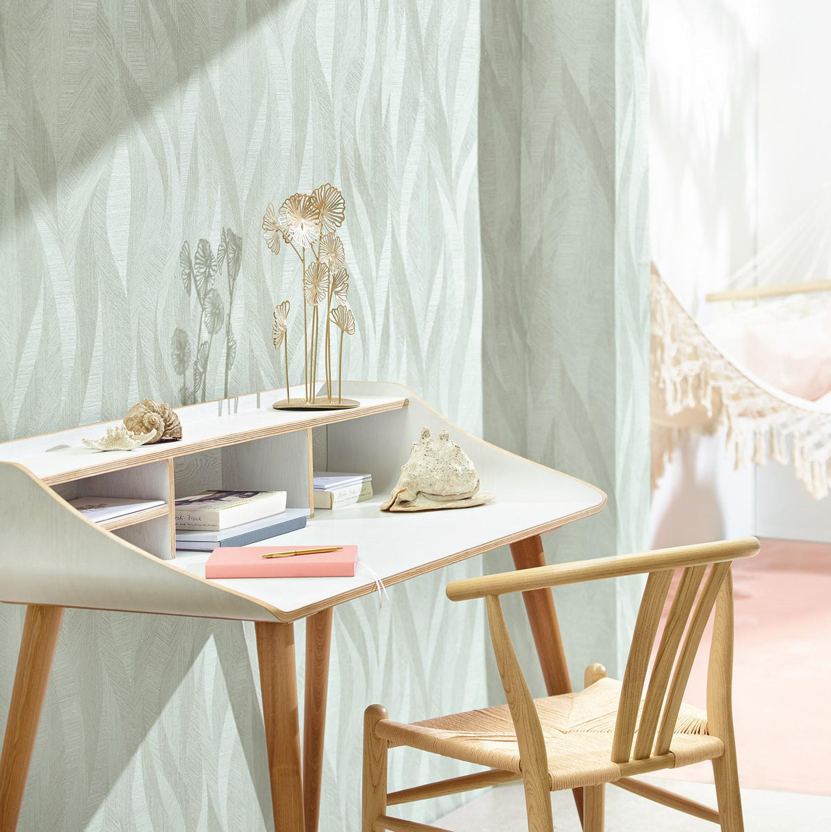 Galerie EN91938 Energy Flame Green Wallpaper EN91938 Green Wallpaper