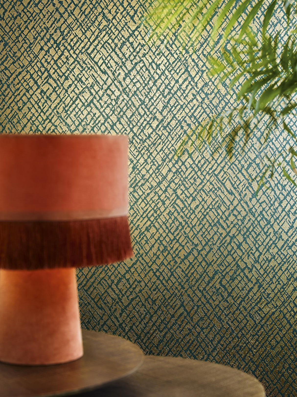 Galerie EN91941 Energy Crosshatch Gold Wallpaper EN91941 Gold Wallpaper