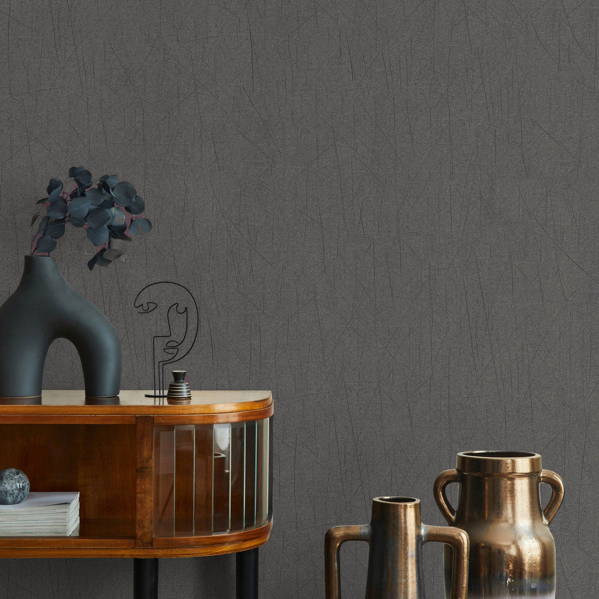 Galerie EN91958 Energy Scored Silver Grey Wallpaper EN91958 Silver Grey Wallpaper