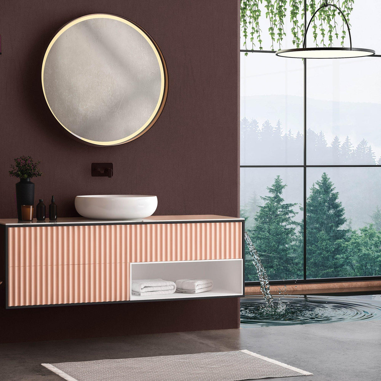 Galerie EN91961 Energy Scored Red Wallpaper EN91961 Red Wallpaper