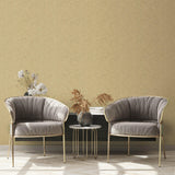 Galerie EN91967 Energy Floral Gold Wallpaper EN91967 Gold Wallpaper