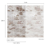 Galerie EP6101 Orom II Photographic All-over Print White Mural EP6101 White Mural